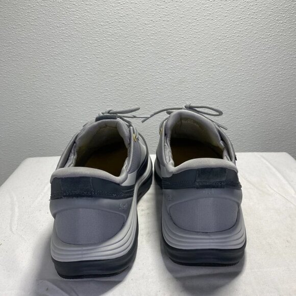 NEW KIZIK London Low Top Sneakers Grey Mesh Men’s Size 9 Hands-Free Comfort – - Picture 3 of 6